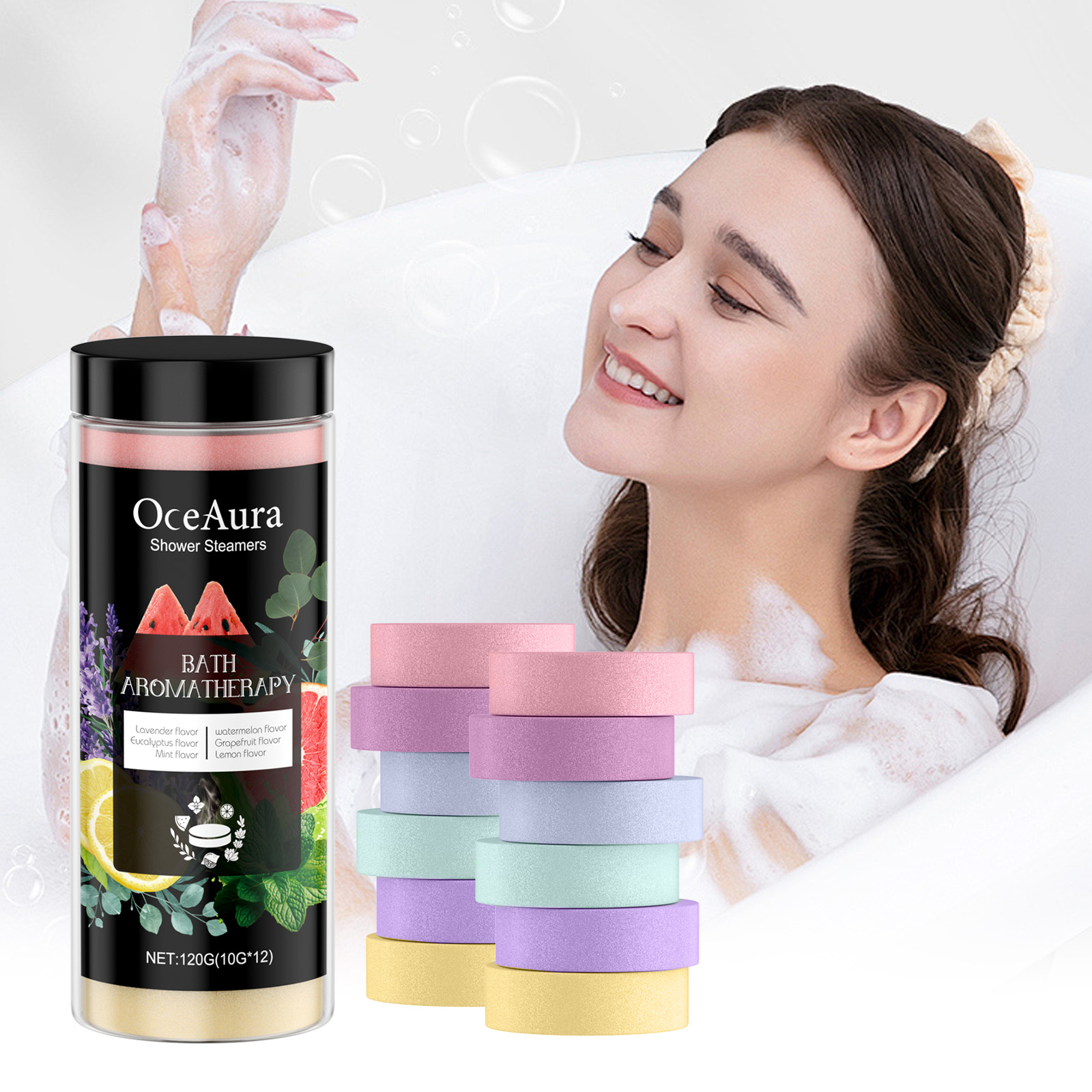 Shower Steamer Tablet - Таблетки для душа с эфирными маслами,