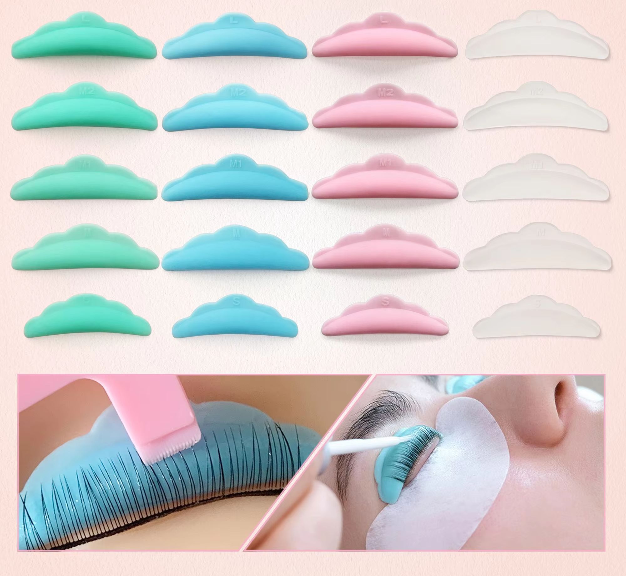 Lash Lift Kit - 50 пар набор для подъема ресниц,