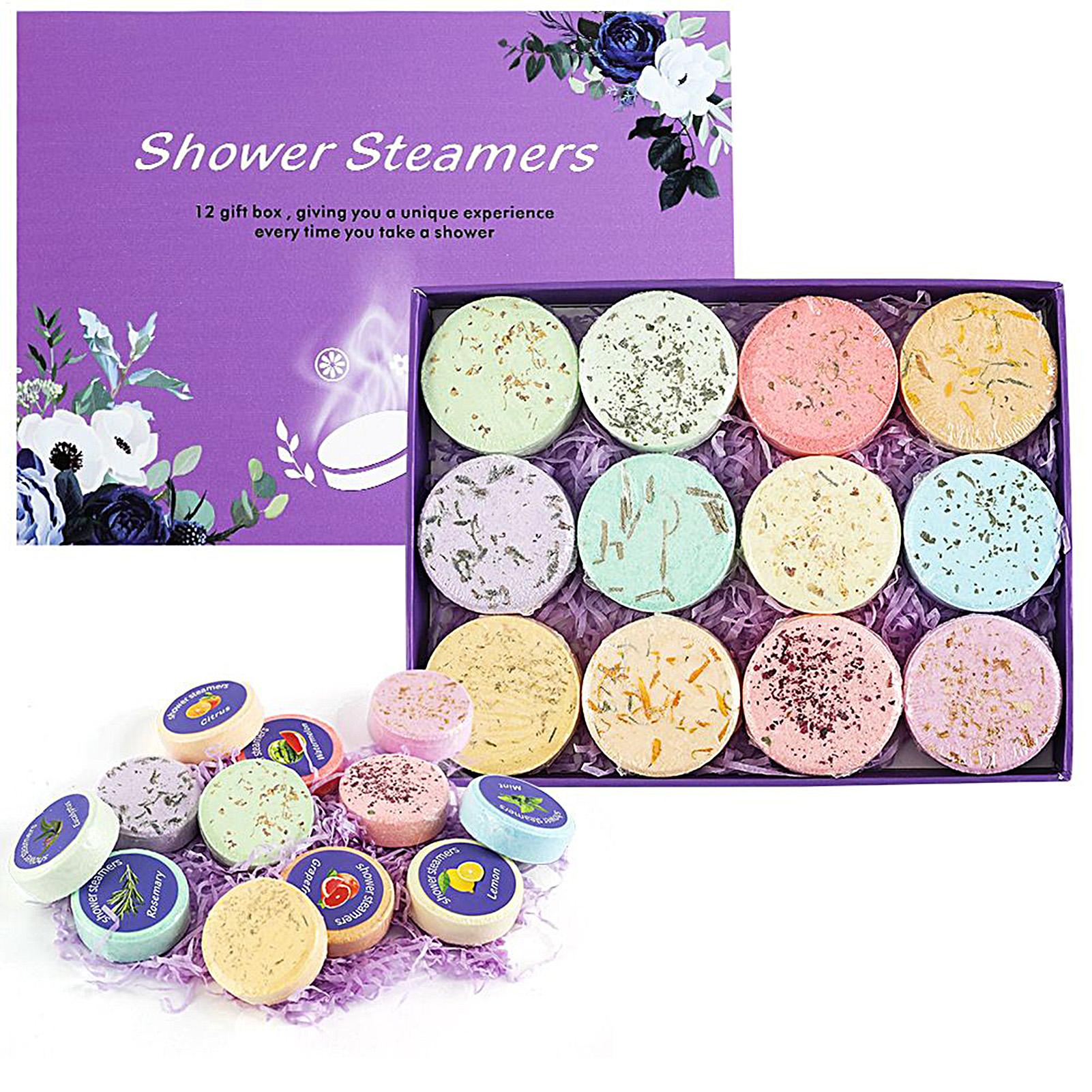Shower Steamer Tablet - Набор из 12 ароматических таблеток для