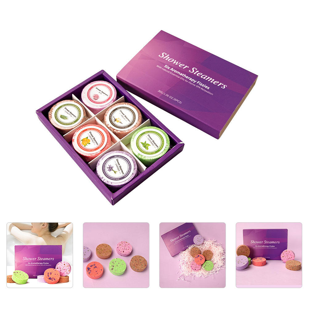 Shower Steamer Tablet - 6 шт. ароматических таблеток для ванны