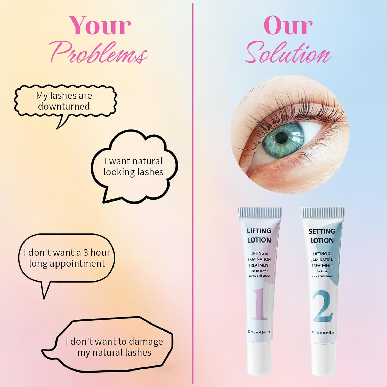 LOMANSA 10 мл набор трубок для – обзор и цена Lash Lift Kit
