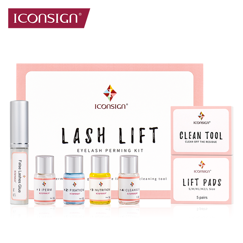 ICONSIGN Набор для подтяжки ре – обзор и цена Lash Lift Kit