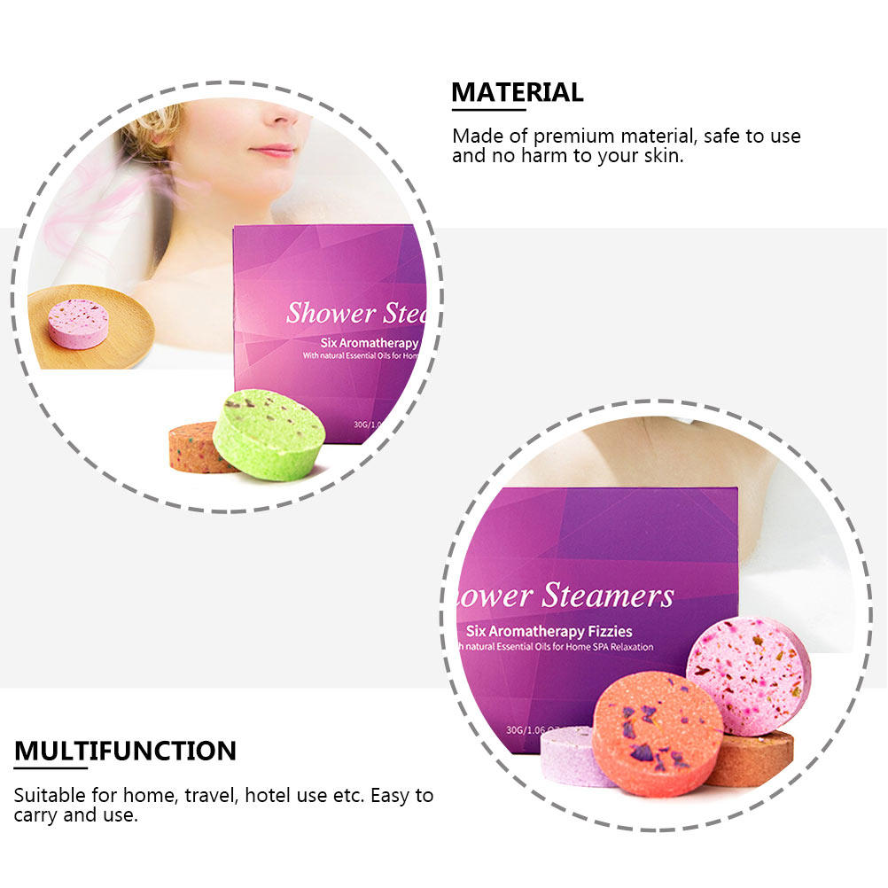 6 шт. ароматических таблеток д – обзор и цена Shower Steamer Tablet